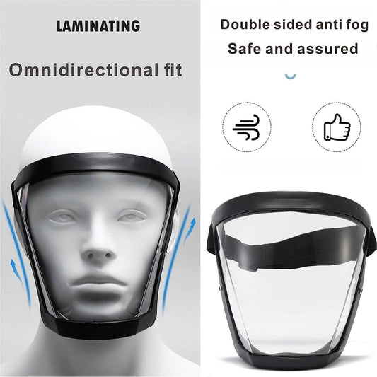Anti-Fog Transparent Full-Face Mask