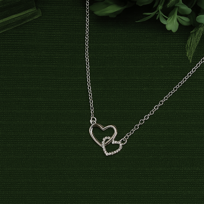 Women's Dual Heart Pendant