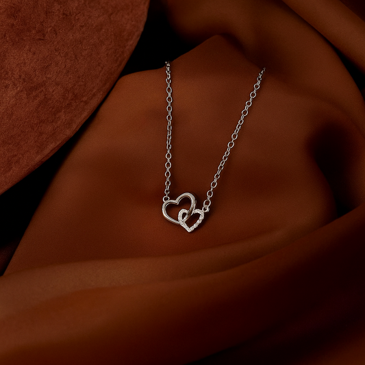 Women's Dual Heart Pendant
