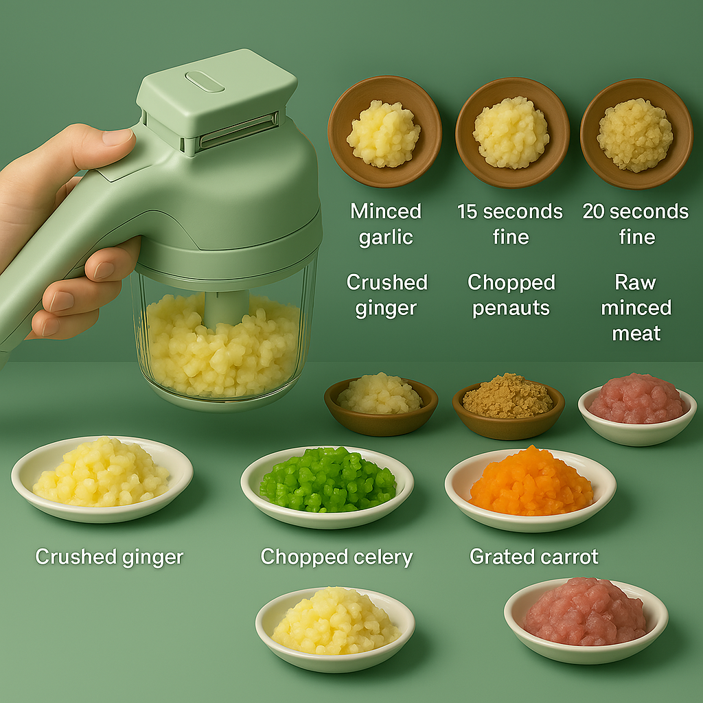 4 in 1 Electric Vegetable Cutter