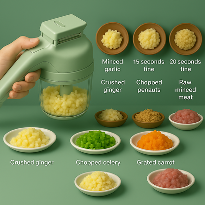 4 in 1 Electric Vegetable Cutter